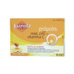 Juanola pastillas blandas própolis 48 g sabor Vit C zinc limón y miel