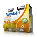Nutribén zumo 3 Frutas pack 2x130 ml