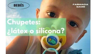 elegir chupete farmacia silicona o latex