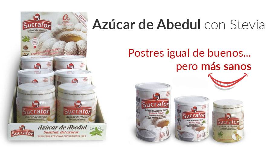 Sucrafor, sustituto del azúcar apto para diabéticos. - Sustituto Del Azúcar En Repostería Para Diabéticos